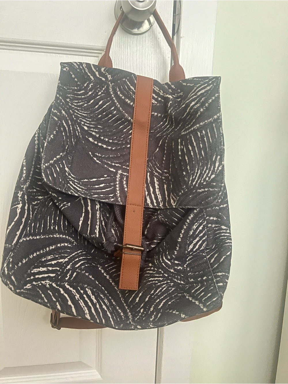 lu & elle Canvas Patterned Backpack